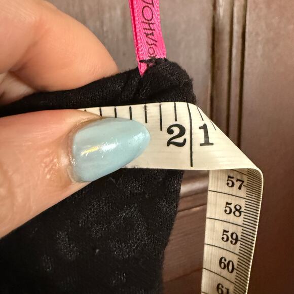 BETSEY JOHNSON | Black tonal Leopard Pointed Halter neck Mini Dress | XXL - Picture 6 of 7